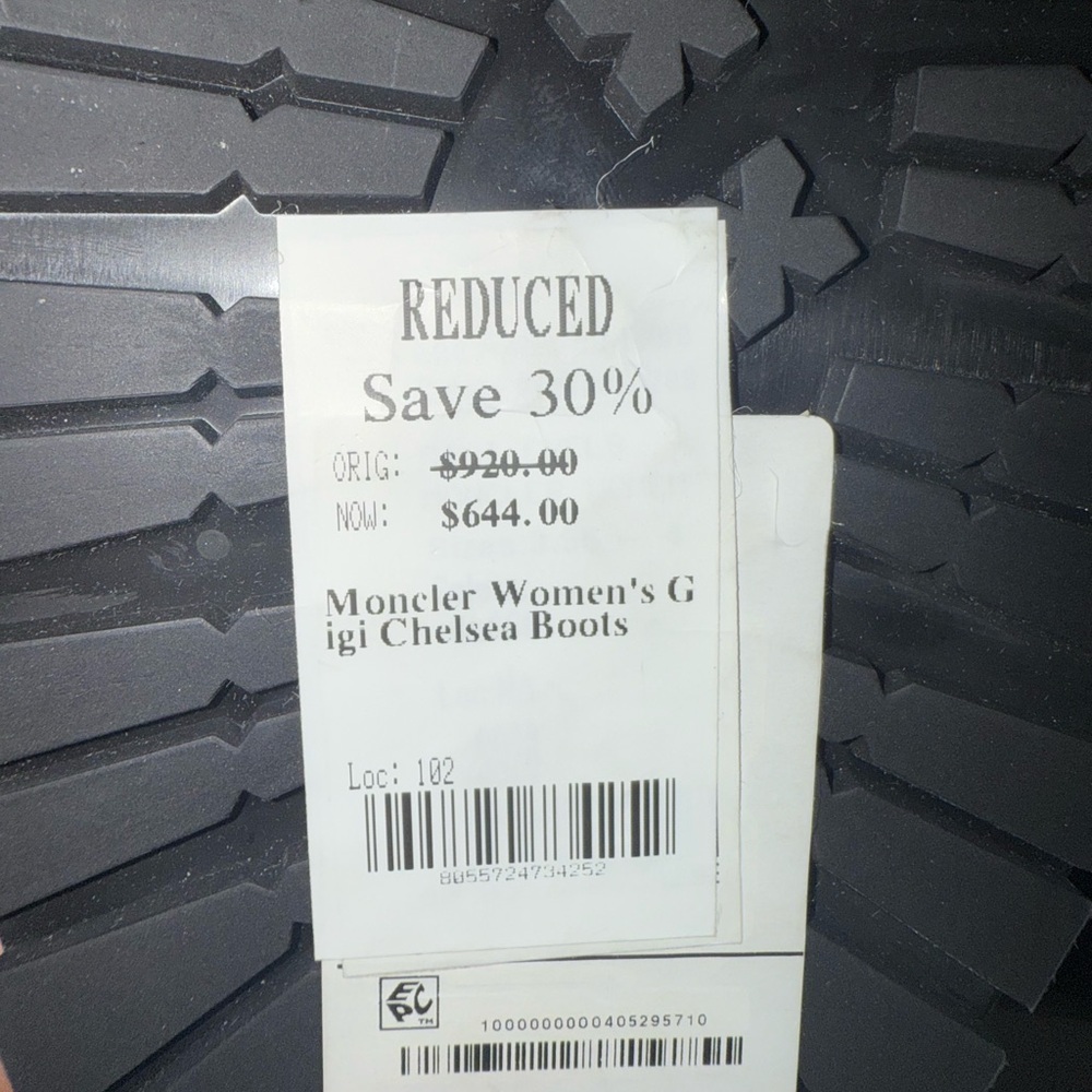 Moncler Women's Sleek Black Ankle Booties - Picture 3 of 4